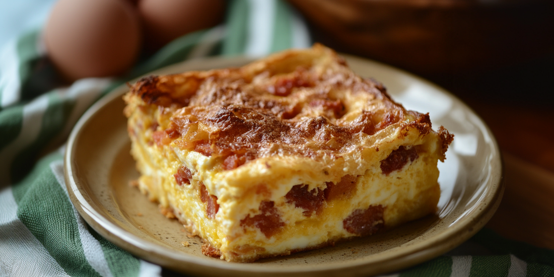 Frittata met chorizo en tomaat