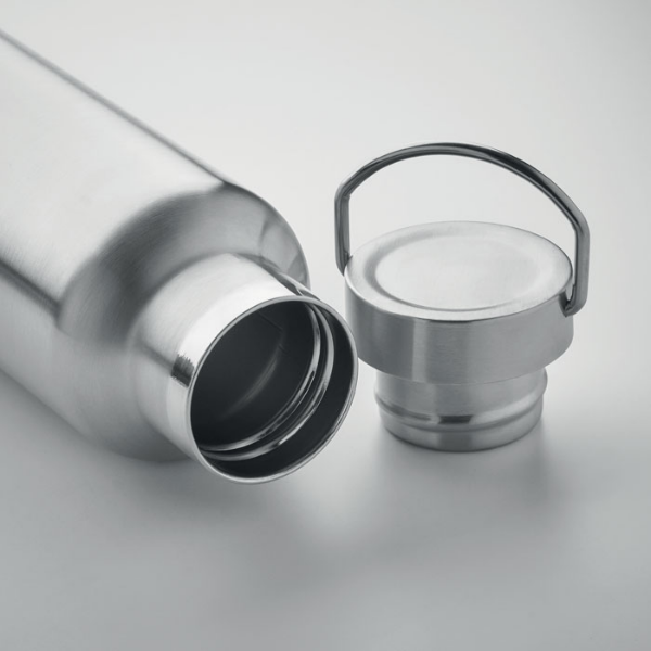 RVS waterfles met schroefdop