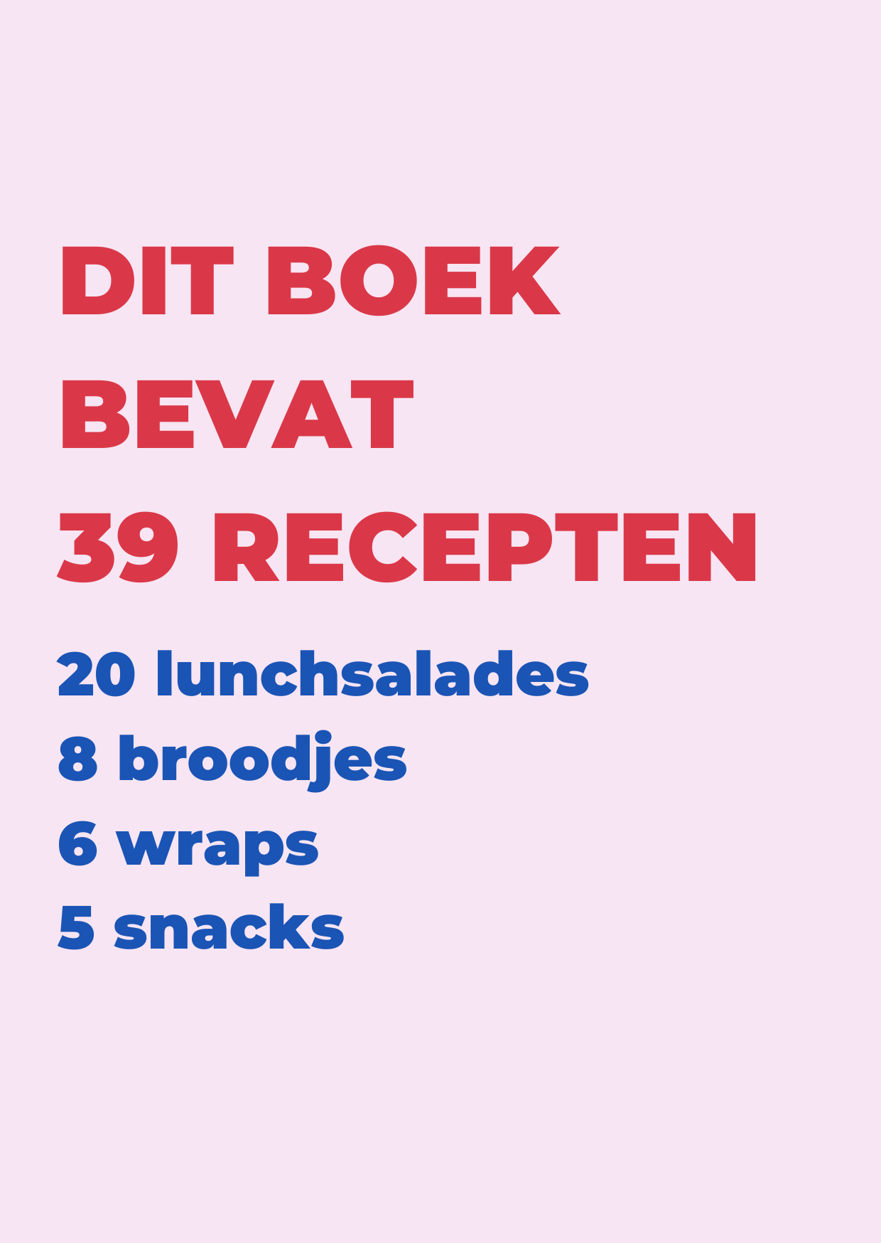 inhoud NOBOSA lunchbox kookboek