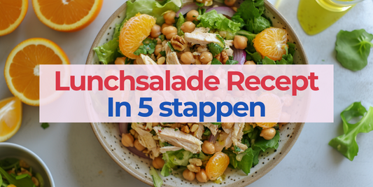 lunchsalade recept in 5 stappen